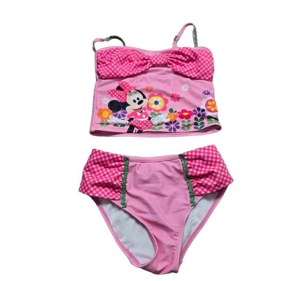 Disney Store Minnie Mouse swimsuit S5/6 - Picture 1 of 7